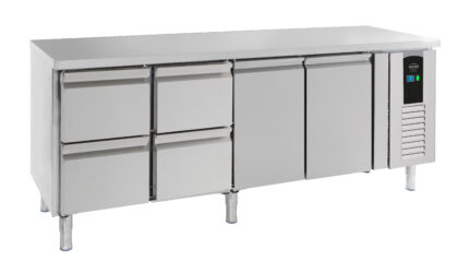 700 Refrigerated Counter 2 Doors And 4 Drawers Energy Line