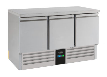 Refrigerated Counter 3 Doors Energy Line Equipped With Evaporator
