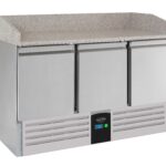Pizza Counter 3 Doors Energy Line Equipped With Evaporator
