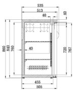 Barcooler Black 3 Doors - Image 2