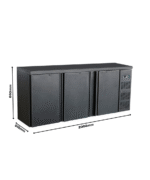 Barcooler Black 3 Doors - Image 3