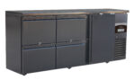 Barcooler Black 1 Door And 4 Drawers