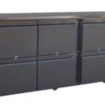Barcooler Black 6 Drawers