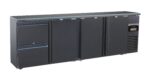 Barcooler Black 3 Doors And 2 Drawers