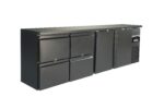Barcooler Black 2 Doors And 2 Drawers