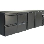Barcooler Black 2 Doors And 2 Drawers