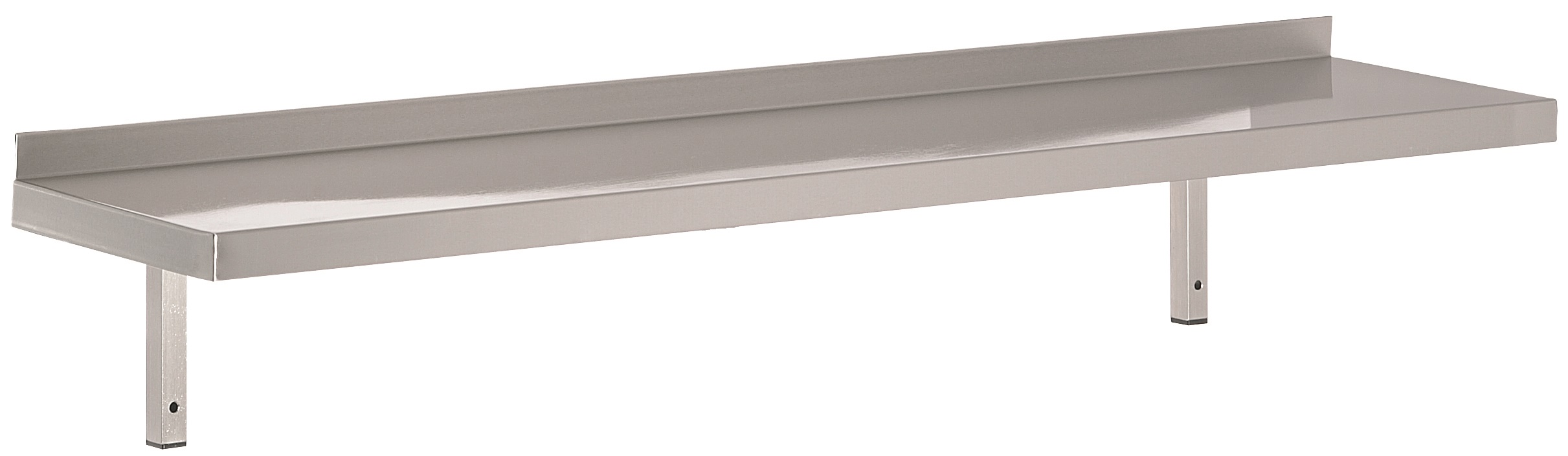 7455.0635-9857 300 SS Wall Shelves 1400 Incl. Brackets - Image 1