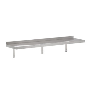 400 SS Wall Shelves 1800 Incl. Brackets