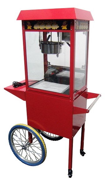 7455.0815-5557 Popcorn Machine Incl. Wheels - Image 1