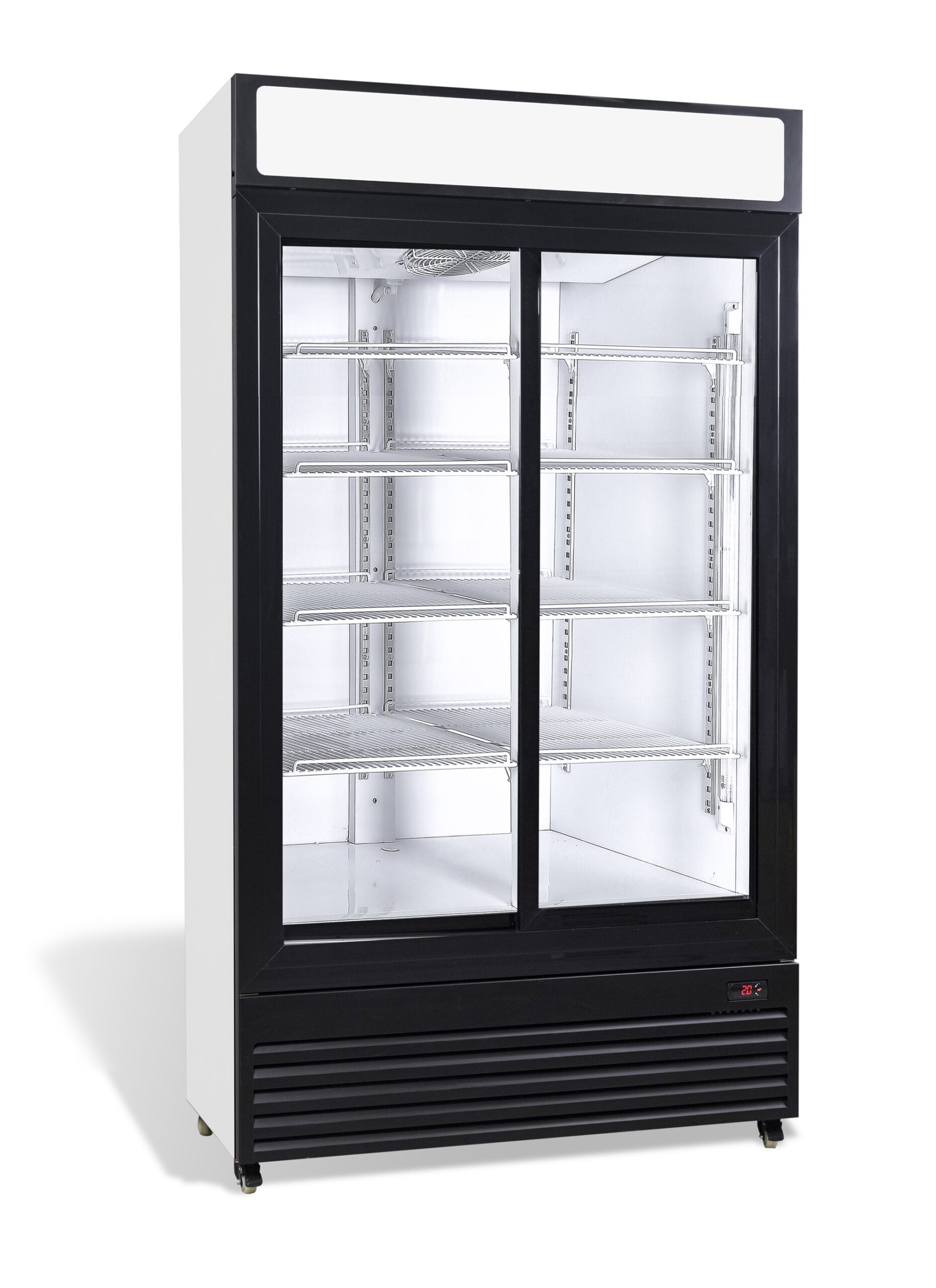 7455.139520Side20flat20white20canopy20metal20front Refrigerator With Sliding Glass Doors BEZ-750 Sl - Image 1