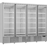 Refrigerator 4 Glass Doors JDE-2025R *transport On Request* **note: There Is A Higher Inrush Current, Which Makes A Circuit Breaker With Type C Characteristic Necessary.**
