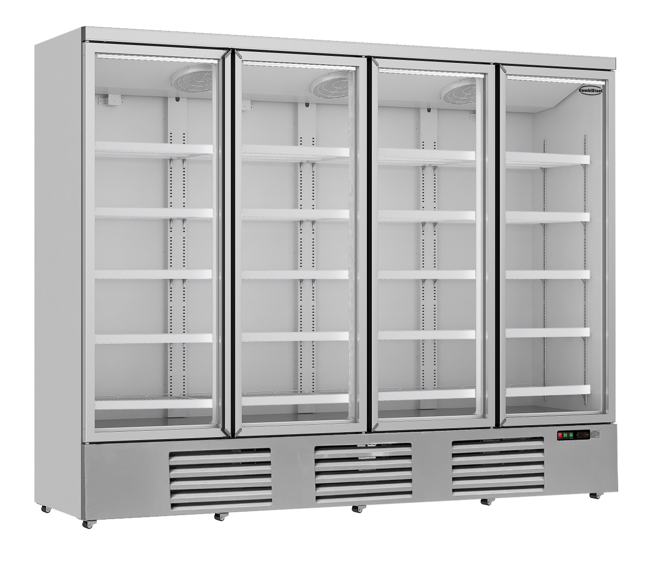 7455.221020new20front20panel Refrigerator 4 Glass Doors JDE-2025R *transport On Request* **note: There Is A Higher Inrush Current, Which Makes A Circuit Breaker With Type C Characteristic Necessary.** - Image 1