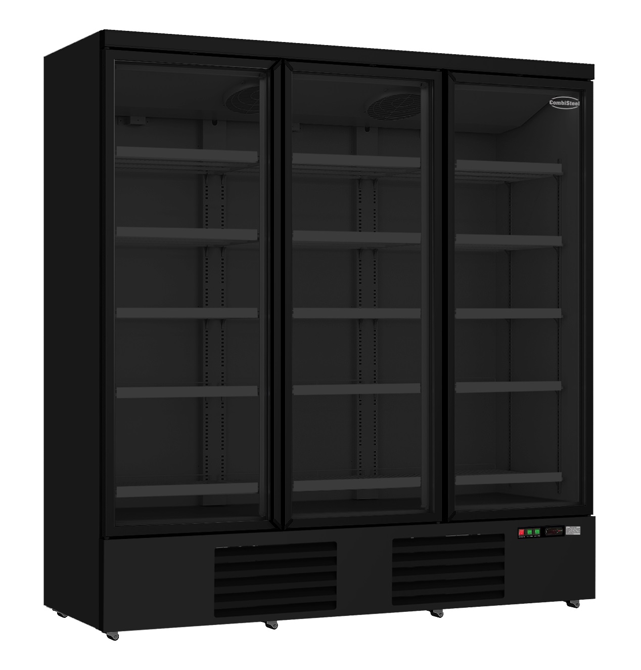 7455.223520new20front20panel Refrigerator 3 Glass Doors Black JDE-1530R Bl - Image 1