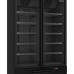 Freezer 2 Glass Doors Black JDE-1000F Bl **note: There Is A Higher Inrush Current, Which Makes A Circuit Breaker With Type C Characteristic Necessary.**
