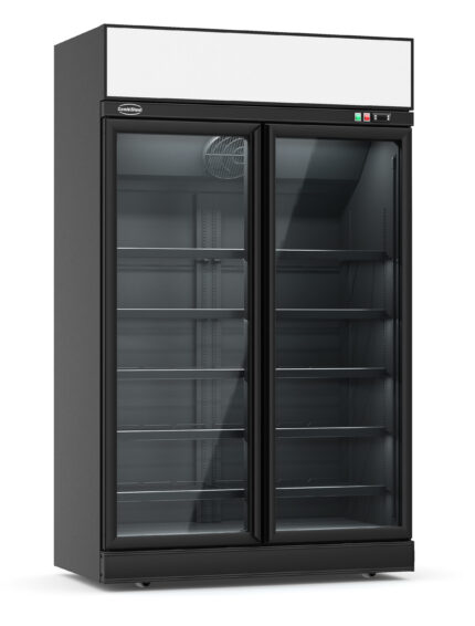Freezer 2 Glass Doors Black INS-1000F Bl **note: There Is A Higher Inrush Current, Which Makes A Circuit Breaker With Type C Characteristic Necessary.**