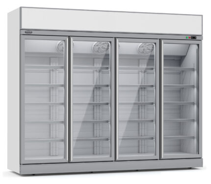 Freezer 4 Glass Doors INS-2060F *transport On Request* **note: There Is A Higher Inrush Current, Which Makes A Circuit Breaker With Type C Characteristic Necessary.**
