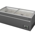 Supermarket Chest Freezer Grey 2100 Automatic Defrost