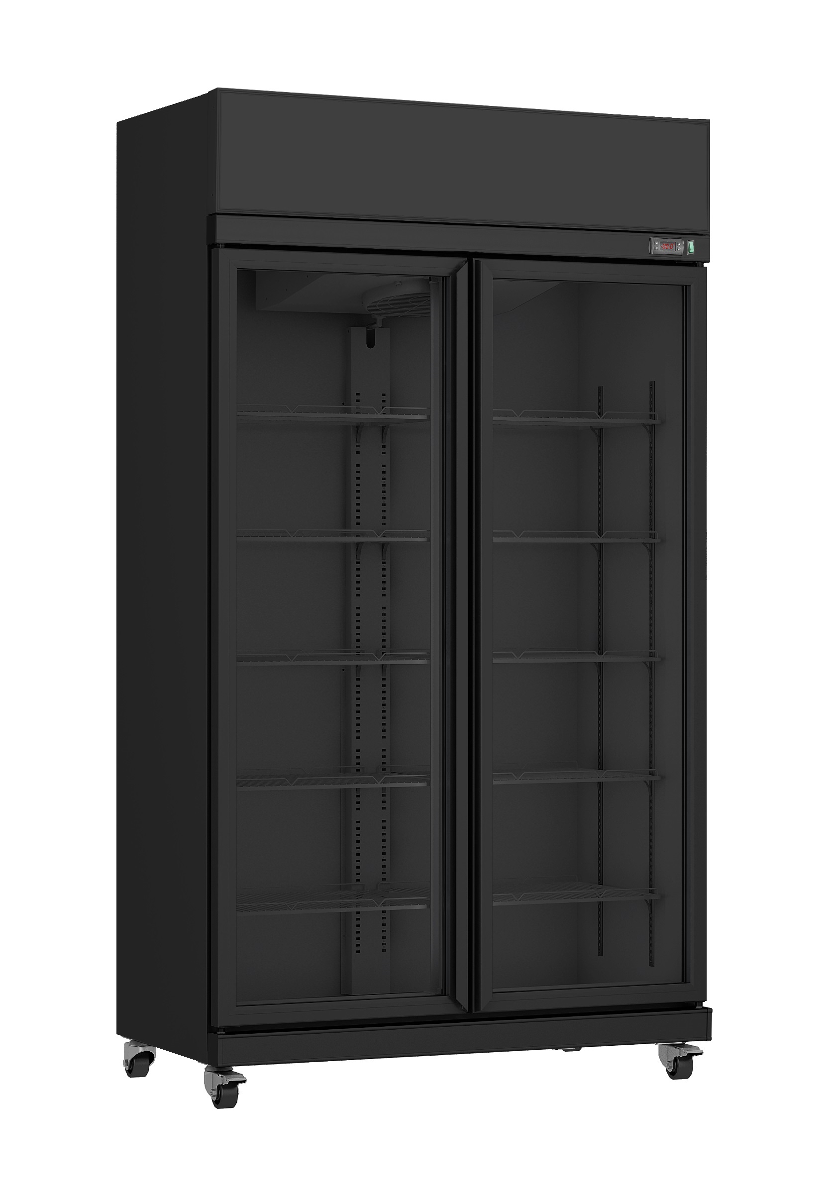7455.3150 Refrigerator 2 Glass Doors Black IRM-770 Bl - Image 1