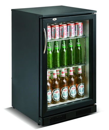 Backbar Cooler Black 1 Door