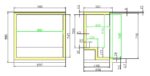 Backbar Cooler Black 2 Doors - Image 3