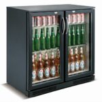 Backbar Cooler Black 2 Doors