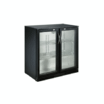 Backbar Cooler Black 2 Doors - Image 2