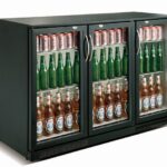 Backbar Cooler Black 3 Doors