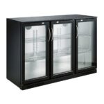 Backbar Cooler Black 3 Doors - Image 2