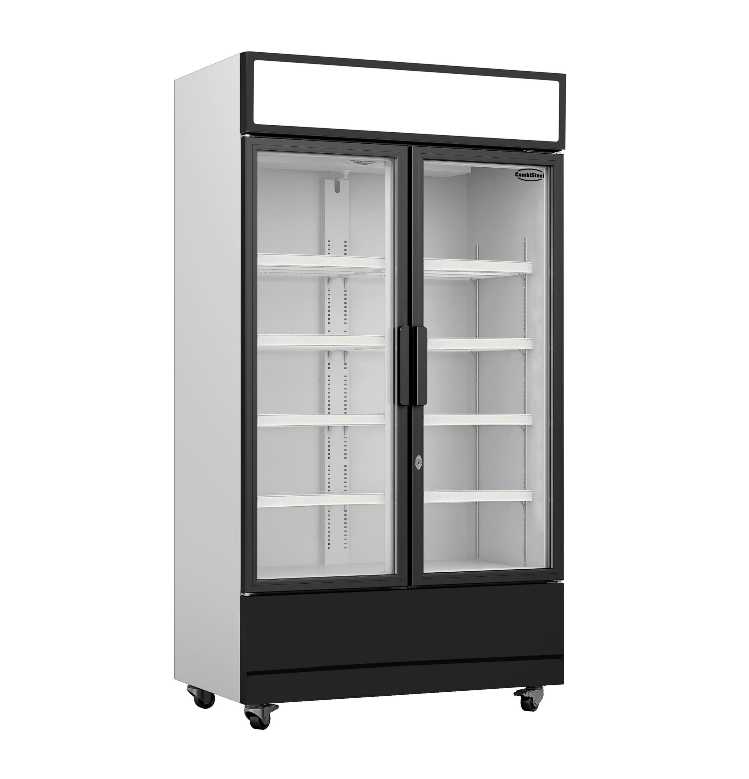 7455_210520flat20canopy Refrigerator 2 Glass Doors FCU-750 - Image 1