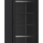 Freezer 1 Glass Door Black 382L