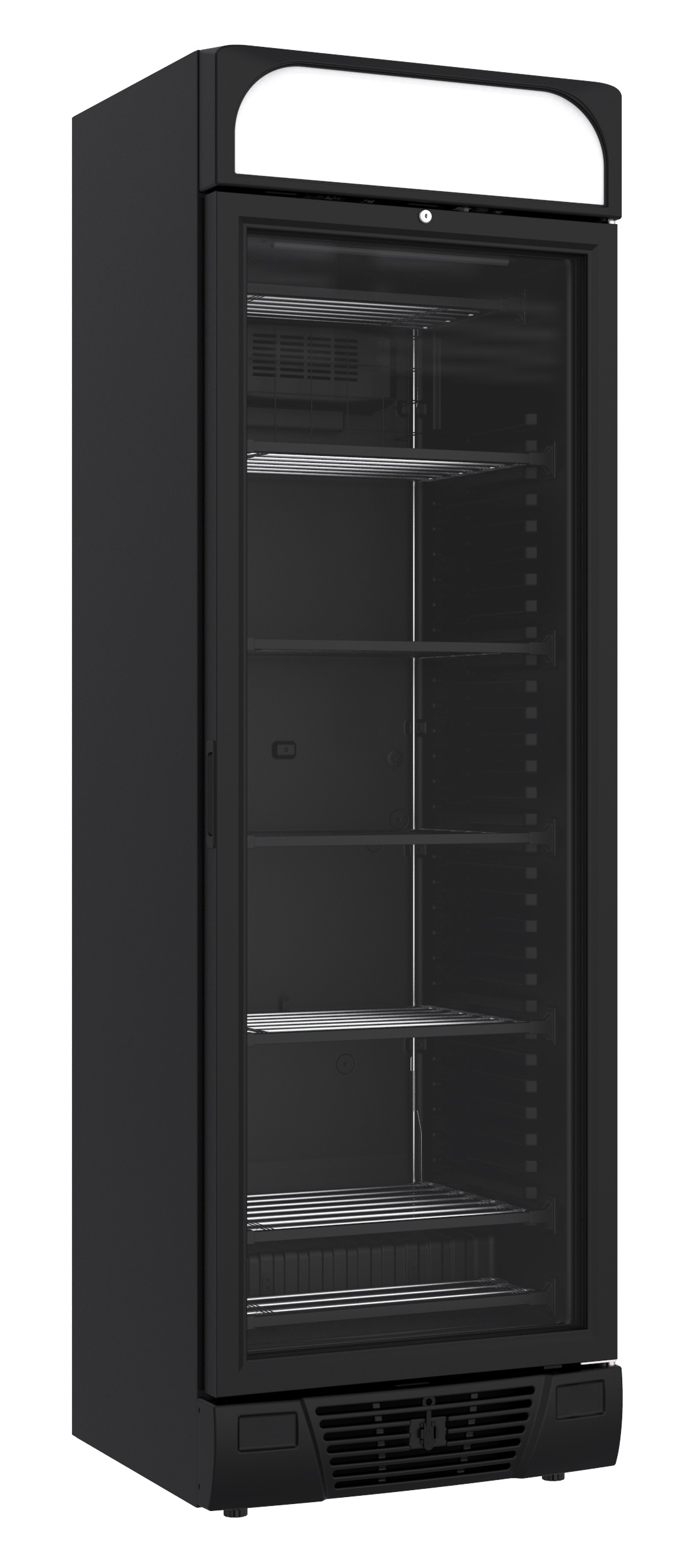 7464.0060-15016 Freezer 1 Glass Door Black 382L - Image 1
