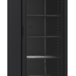 Freezer 1 Glass Door Black 382L