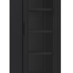 Refrigerator 1 Glass Door Black 232L *transport On Request*
