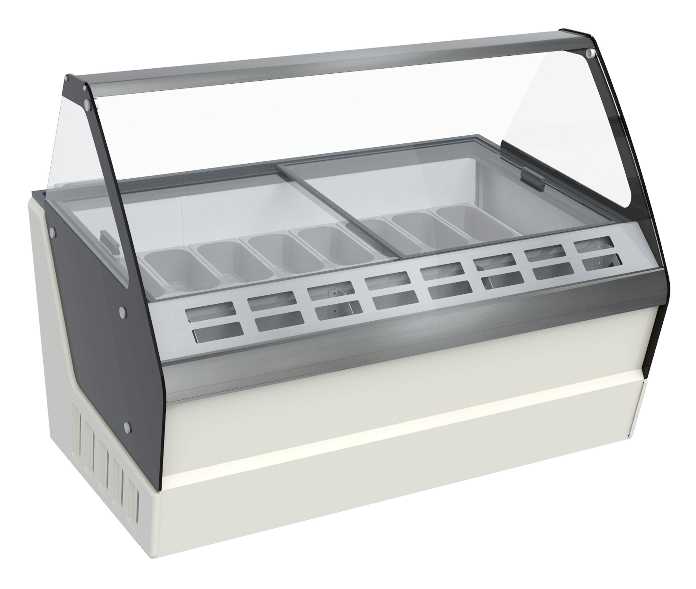 7472.0115-6914 Ice Cream Display Hawai 16X 5LTR *transport On Request* - Image 1