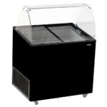 Ice Cream Display Corisca Black 6X5 L