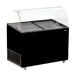 Ice Cream Display Java Black 8x5 L