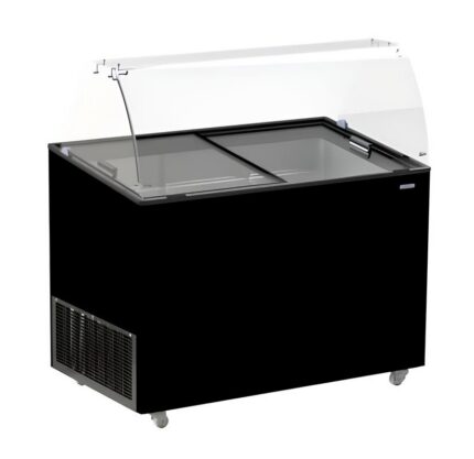 Ice Cream Display Java Black 8x5 L