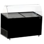 Ice Cream Display Tenerife Black 10X5 L
