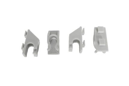 Set 4 Clips White For 7487.0165 Old Series