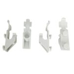 Set 4 Clips White For 7487.0165 New Series
