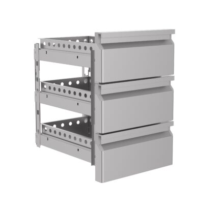 Drawerset 1/3 Monoblock Soft Closing Combisteel Doesn’t Give Any Warranty On The Installation Of The Drawerset