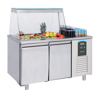 Saladette 2 Doors 3x 1/1GN Container