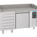 Pizza Counter 1 Door 5 Drawers