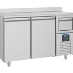 600 Refrigerated Counter 2 Doors With Disposal Drawer For Coffee