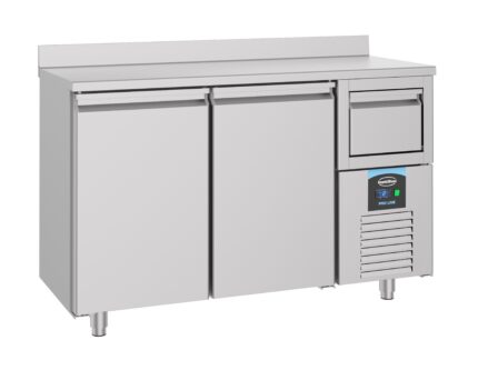 600 Refrigerated Counter 2 Doors With Disposal Drawer For Coffee