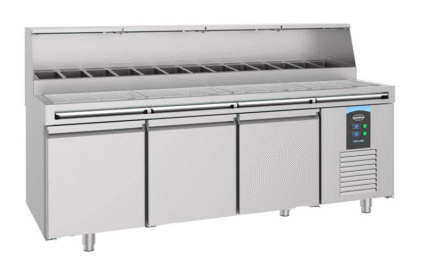 Pizza Counter 3 Doors 13x 1/3GN Container