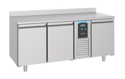 700 Refrigerated Counter Upstand 3 Doors Mono Block