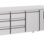 700 Refrigerated Counter 1 Door 6 Drawers Energy Line