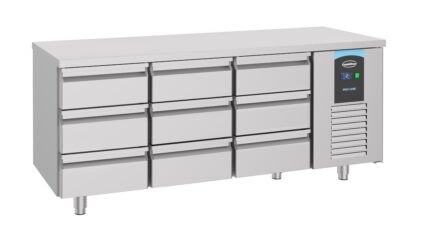700 Refrigerated Counter 9 Drawers Energy Line