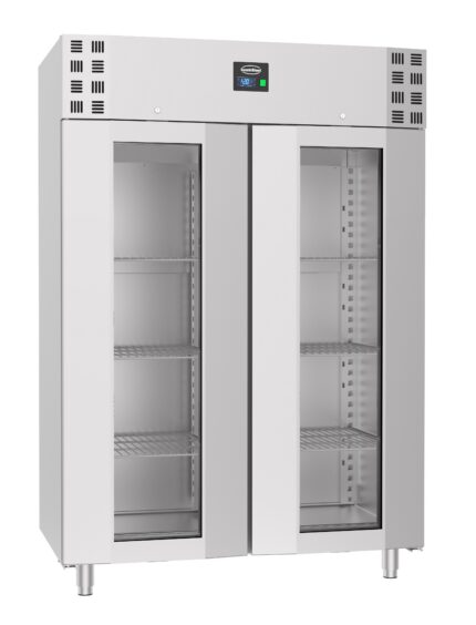 Freezer SS Glass Door Mono Block 1400 L